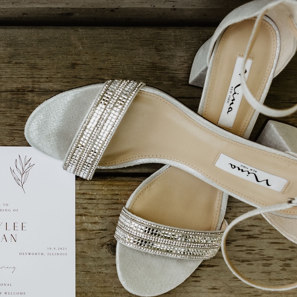 Silver Wedding Shoes